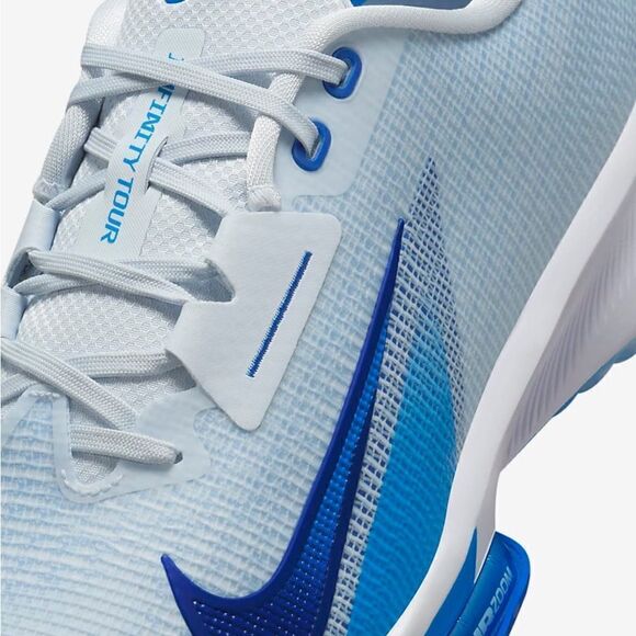 Nike Mens 11 Air Zoom Infinity Tour 2 Golf Shoes (Wide) Grey/Blue FD0218-001 - Picture 8 of 9